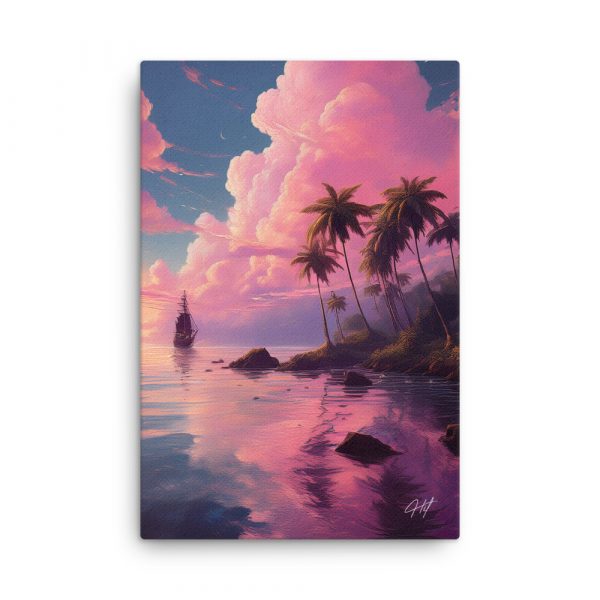 Pink Clouds Paradise 002 Huge 24x36 Canvas