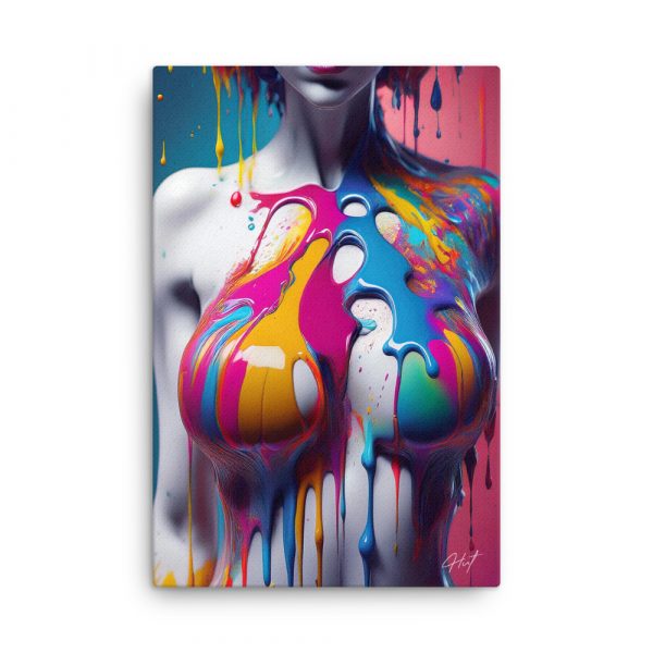 Body Splatter 003 Huge 24x36 Canvas