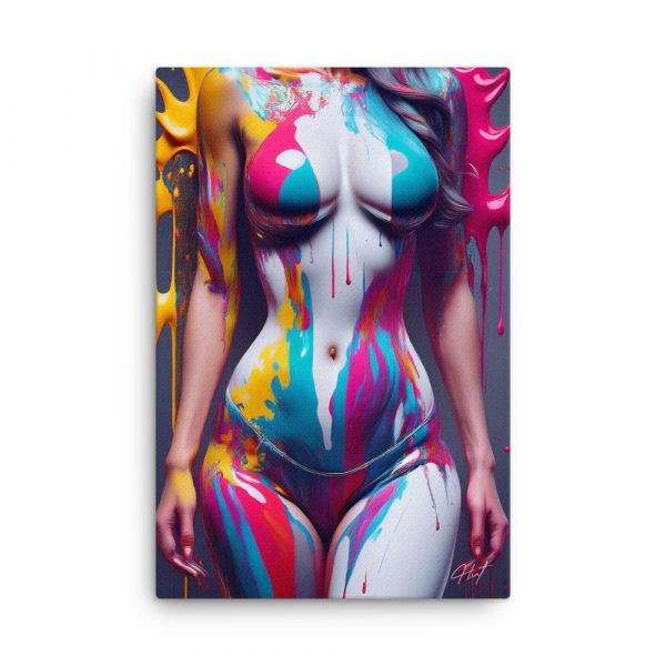 Body Splatter 004 Huge 24x36 Canvas