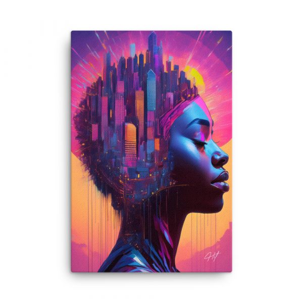 City Head Art 007 Huge 24×36 Canvas